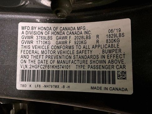 Used 2019 Honda Civic LX image 32