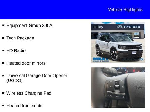 Used 2024 Ford Bronco Sport Outer Banks w/ Tech Package AWD/4WD image 9