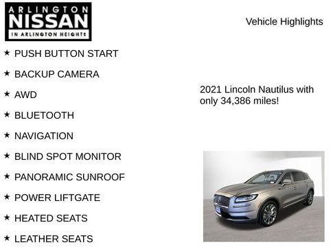 Used 2021 Lincoln Nautilus Reserve image 8