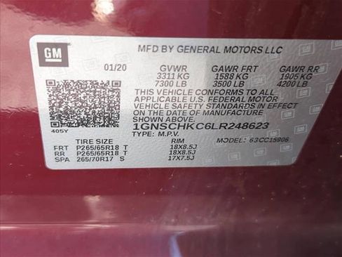 Used 2020 Chevrolet Suburban LT w/ Luxury Package image 25