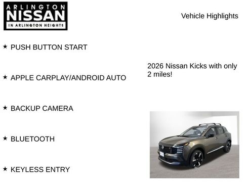 New 2026 Nissan Kicks SR w/ Cold Weather Package image 7