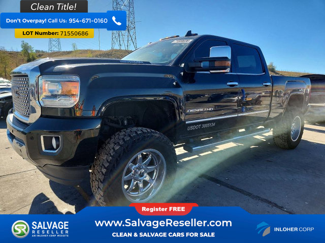 Used 2017 GMC Sierra 2500 Denali w/ Duramax Plus Package AWD/4WD image 1