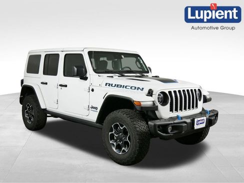 Used 2022 Jeep Wrangler Unlimited Rubicon 4xe w/ Steel Bumper Group AWD/4WD image 1