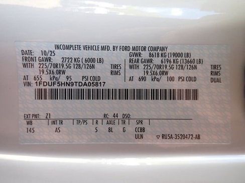 New 2026 Ford F550 4x4 Regular Cab Super Duty image 17