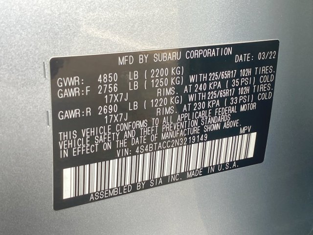 Used 2022 Subaru Outback Premium AWD/4WD image 30