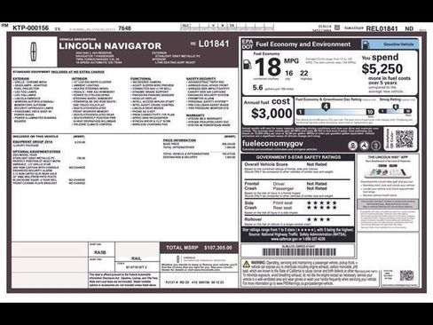 Used 2024 Lincoln Navigator L Reserve AWD/4WD image 72