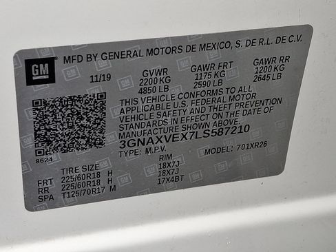 Certified 2020 Chevrolet Equinox LT image 27