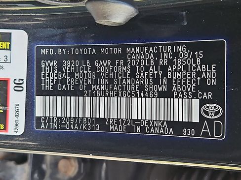Used 2016 Toyota Corolla LE w/ Body Protection Package #1 FWD image 26