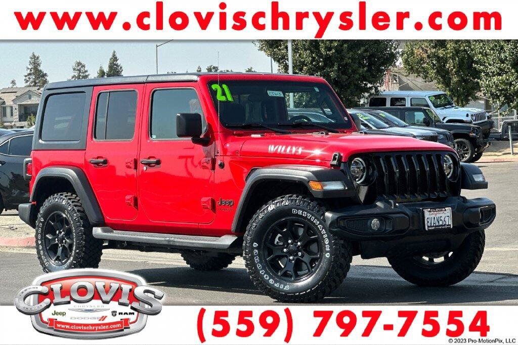Used 2021 Jeep Wrangler Unlimited Sport AWD/4WD image 1