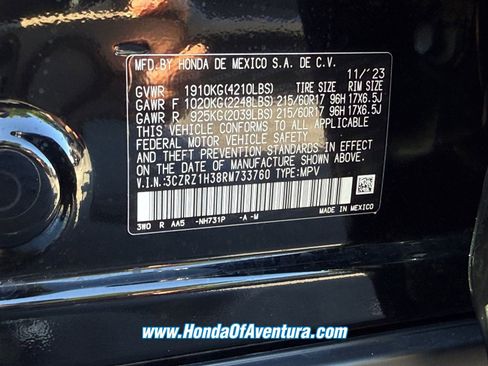 Certified 2024 Honda HR-V LX image 20
