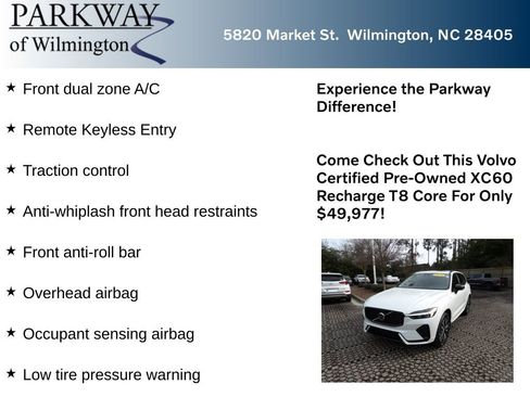 Certified 2024 Volvo XC60 T8 Core w/ Protection Package image 6