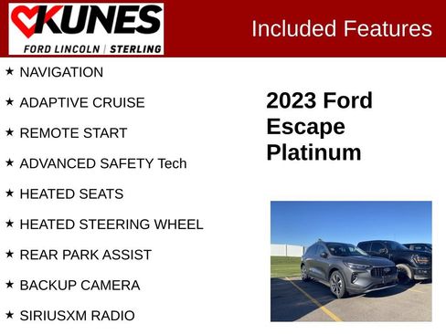 Used 2023 Ford Escape Platinum AWD/4WD image 2