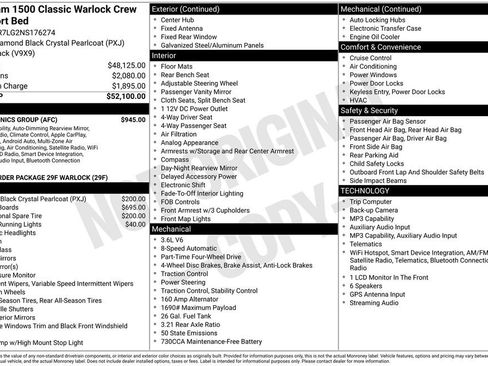 Used 2022 RAM 1500 Warlock w/ Electronics Group AWD/4WD image 3