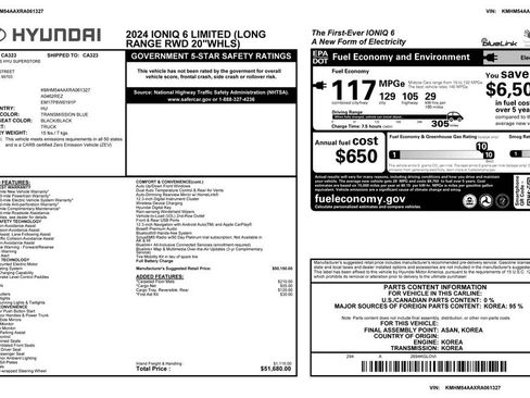 Used 2024 Hyundai Ioniq 6 Limited image 6