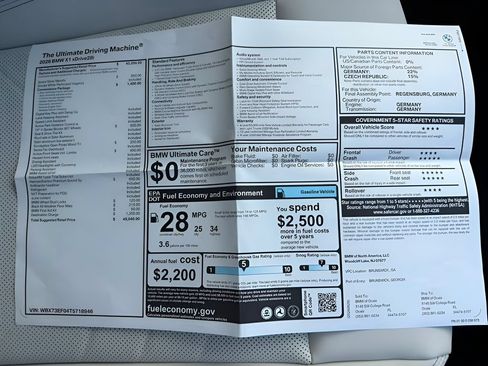 New 2026 BMW X1 xDrive28i w/ Convenience Package AWD/4WD image 25