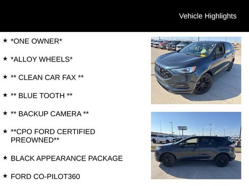 Used 2022 Ford Edge SE w/ Black Appearance Package image 4