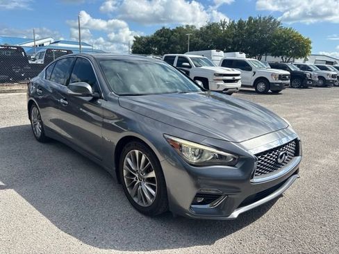 Used 2019 INFINITI Q50 Luxe w/ Essential Package (3.0T Luxe) RWD image 3