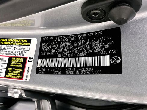 Used 2025 Lexus ES 300h w/ Premium Package image 35