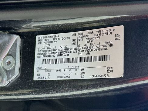 Used 2018 Ford Escape SEL FWD image 27
