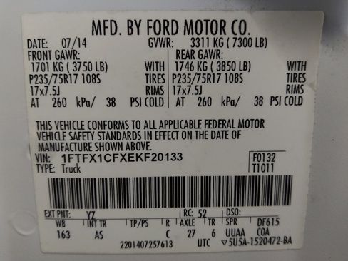 Used 2014 Ford F150 XL w/ Equipment Group 101A Mid RWD image 33