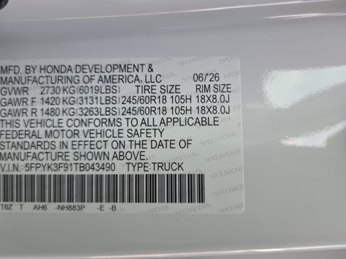New 2026 Honda Ridgeline Black Edition image 21