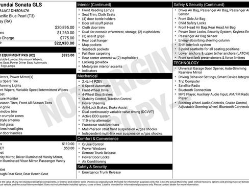 Used 2013 Hyundai Sonata GLS w/ Popular Equipment Pkg FWD image 3