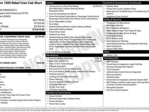 Used 2025 RAM 1500 Rebel w/ Rebel Level 2 Equipment Group AWD/4WD image 10