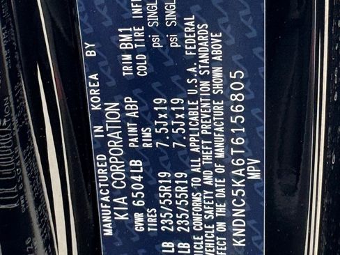 New 2026 Kia Carnival EX image 22