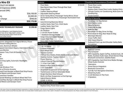 Used 2018 Kia Niro EX FWD image 3