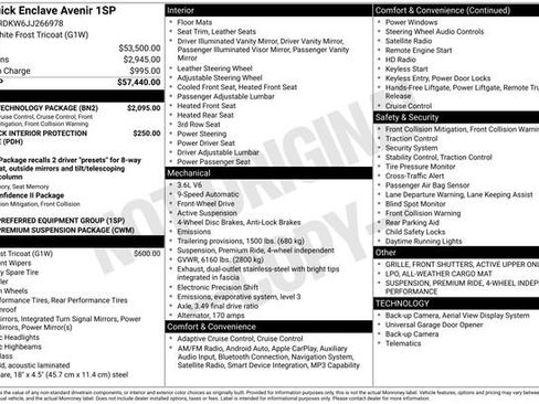 Used 2018 Buick Enclave Avenir w/ Avenir Technology Package FWD image 7