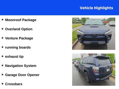 Used 2021 Toyota 4Runner Venture w/ Moonroof Package AWD/4WD image 4