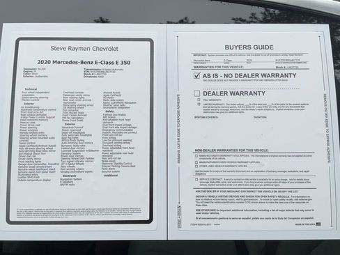 Used 2020 Mercedes-Benz E 350 Sedan w/ Driver Assistance Package image 24