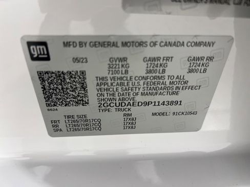 Used 2023 Chevrolet Silverado 1500 W/T w/ WT Value Package image 30