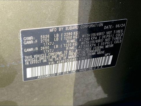 Used 2025 Subaru Outback Wilderness AWD/4WD image 34