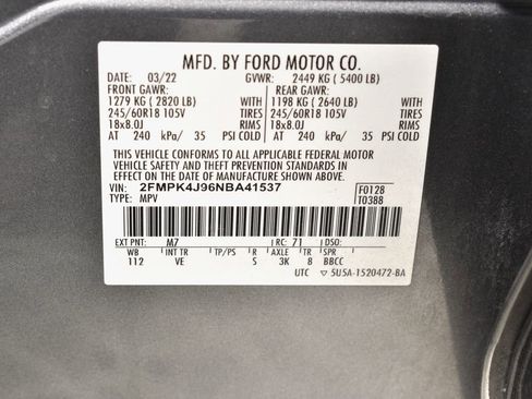 Used 2022 Ford Edge SEL image 40