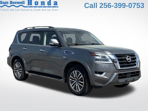 Used 2021 Nissan Armada SL w/ Captain's Chairs Package image 1
