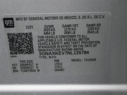Used 2022 Chevrolet Equinox LT FWD image 24