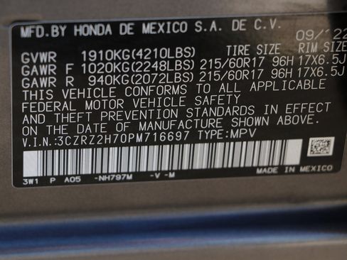 Used 2023 Honda HR-V EX-L image 37