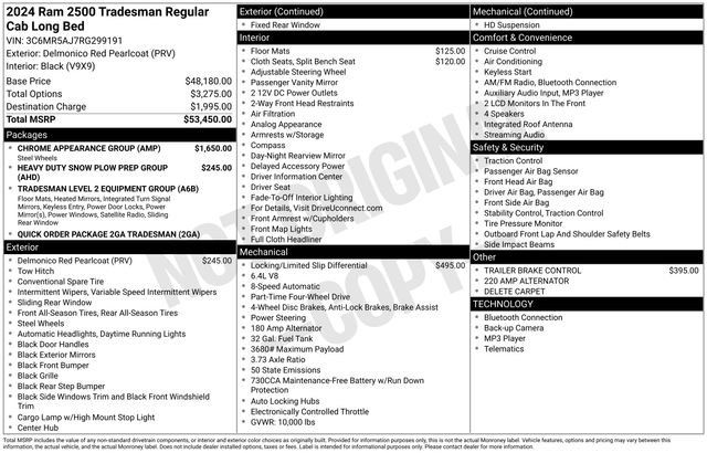 Used 2024 RAM 2500 Tradesman w/ Chrome Appearance Group AWD/4WD image 4