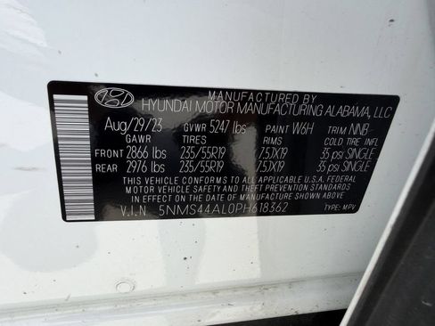 Used 2023 Hyundai Santa Fe Limited FWD image 30