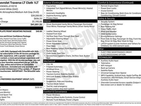 Used 2020 Chevrolet Traverse LT AWD/4WD image 4