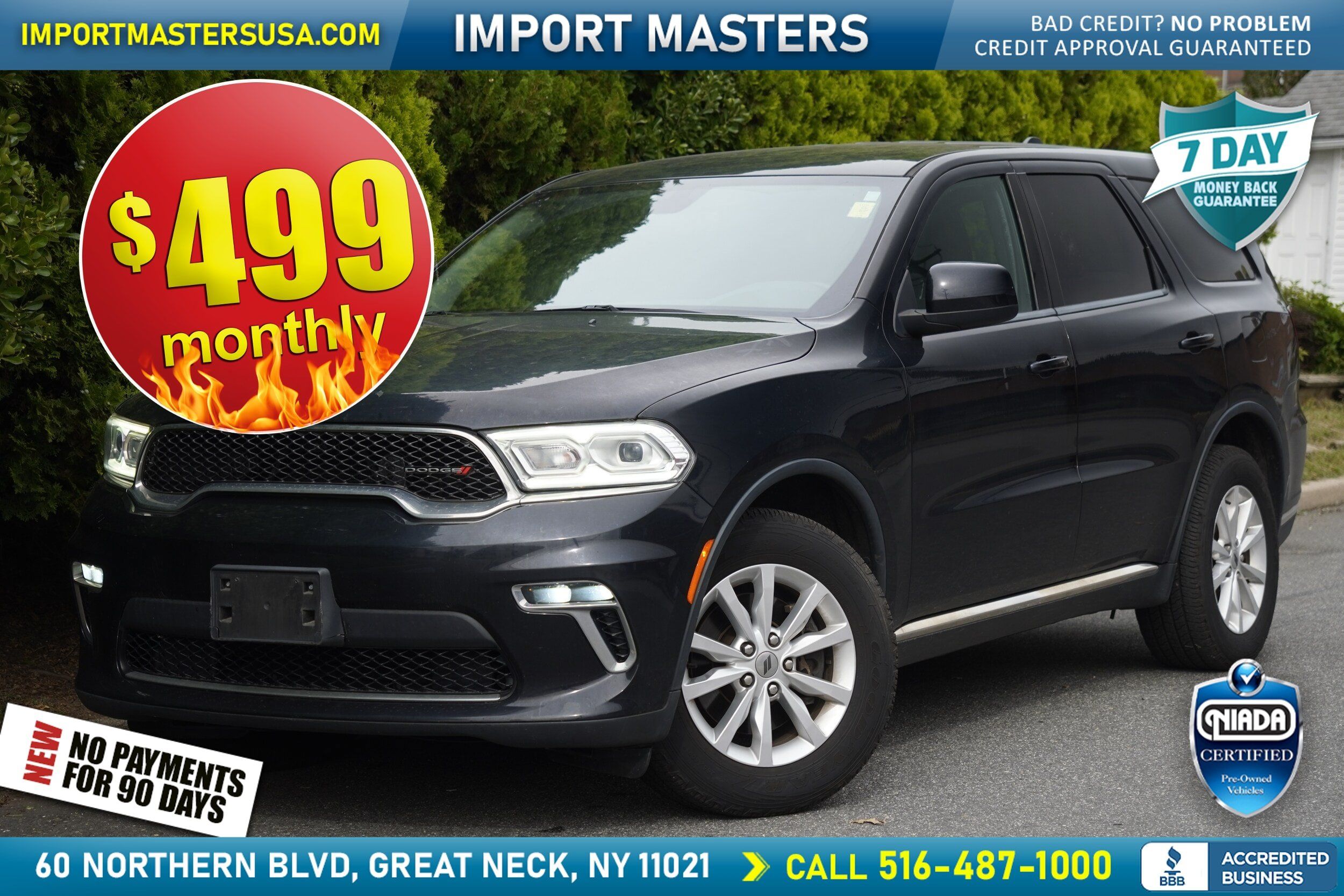 Used 2021 Dodge Durango SXT AWD/4WD image 1