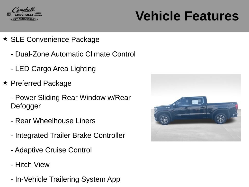 Used 2024 GMC Sierra 1500 SLE w/ Preferred Package AWD/4WD image 26