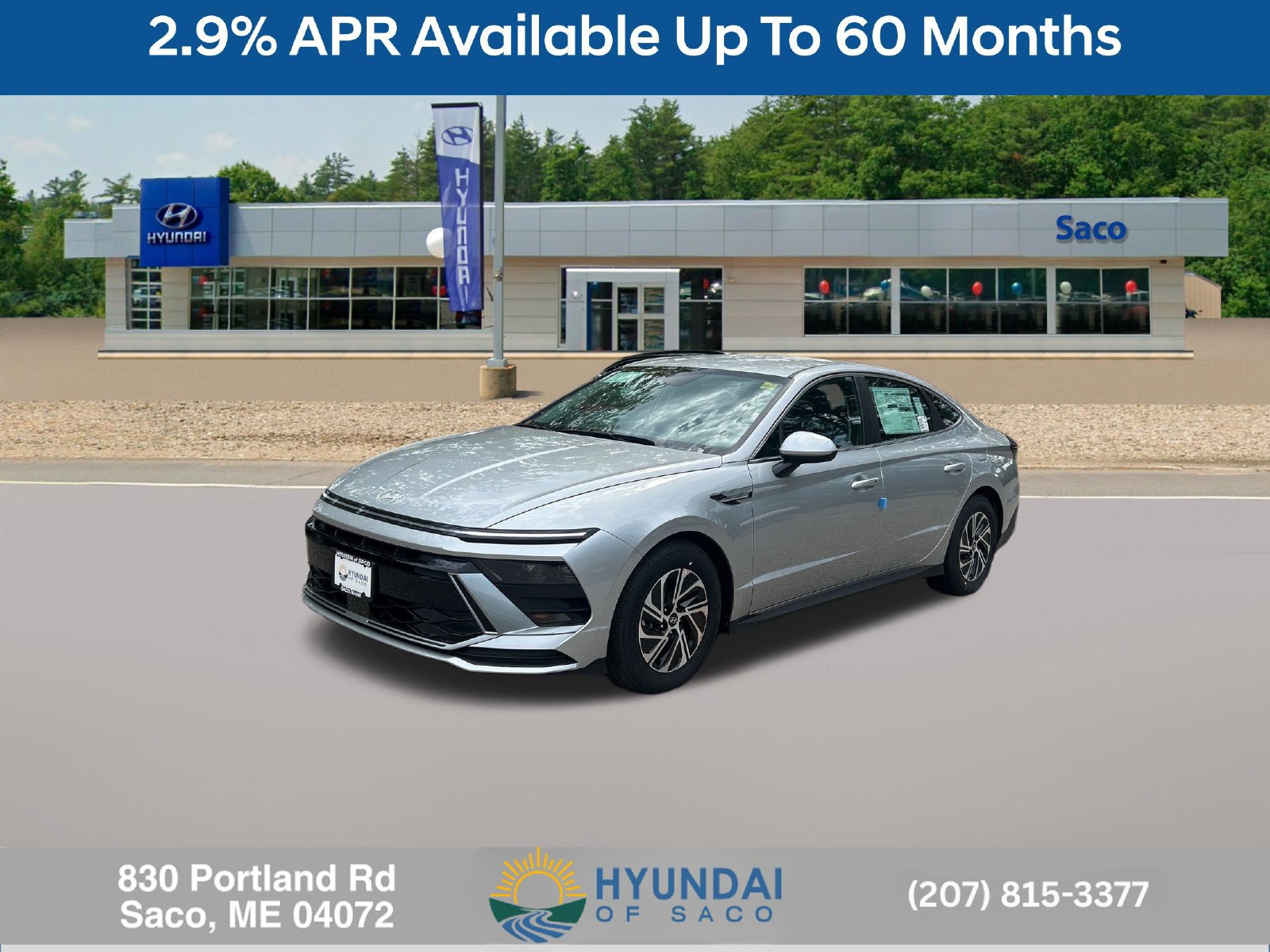 New 2026 Hyundai Sonata Blue FWD 360° Tour