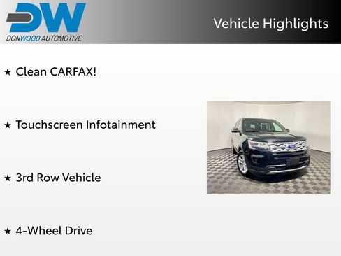 Used 2018 Ford Explorer XLT AWD/4WD image 3