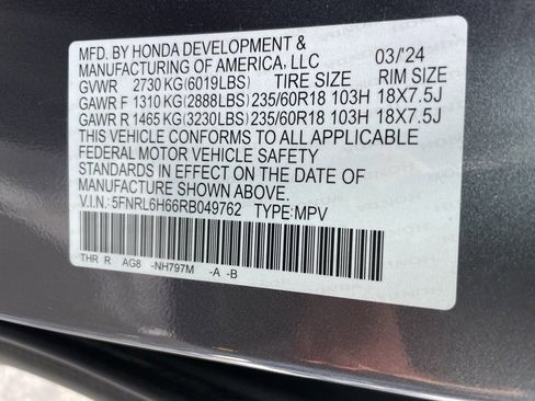 Used 2024 Honda Odyssey EX-L image 43