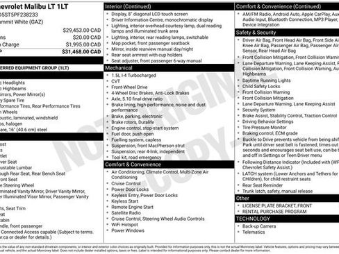 Used 2023 Chevrolet Malibu LT FWD image 7