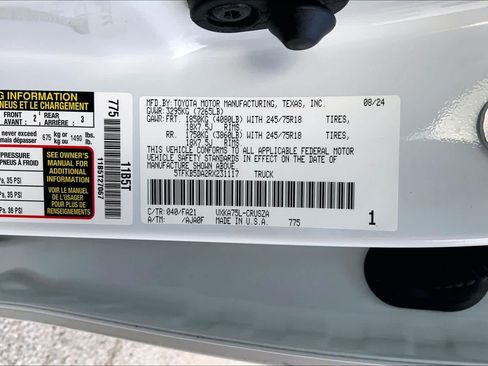 Used 2024 Toyota Tundra SR w/ SR Tow Package AWD/4WD image 31
