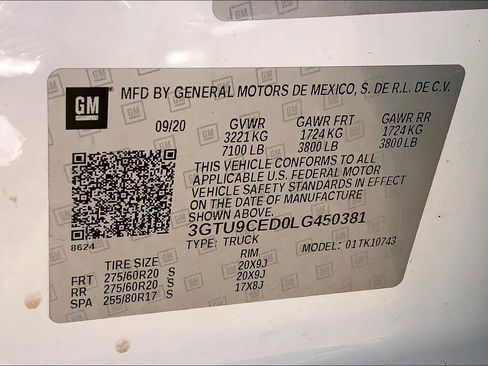 Used 2020 GMC Sierra 1500 Elevation w/ Elevation Value Package image 36