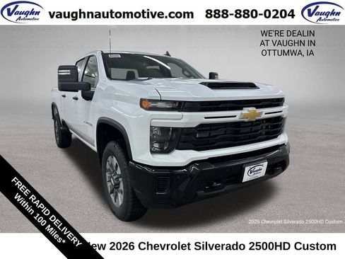 New 2026 Chevrolet Silverado 2500 Custom w/ Custom Value Package AWD/4WD image 1